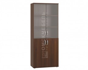 Шкаф для документов со стеклянными дверками Шк38.1 МС Гермес в Губахе - gubaha.mebel-74.com | фото
